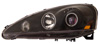 Acura RSX 2005-2006 Halo Projector Headlights Black/Blue