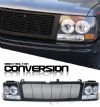 2000 Chevrolet Silverado   Black/black Euro Crystal Headlights