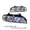 1997 Bmw 5 Series   Chrome 1pc W/halo Projector Headlights