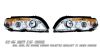 2002 Bmw 3 Series  4dr Chrome/amber W/halo Projector Headlights