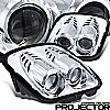 2002 Chevrolet Corvette C5  Projector Headlights - Chrome Housing Clear Lens 