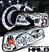 2007 Dodge Charger   1 Pc Projector Headlights - Chrome Housing Clear Lens 