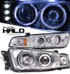 2001 Mitsubishi Galant   Chrome W/ Halo Led Projector Headlights