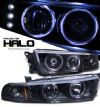 Mitsubishi Galant 1999-2003  Black W/ Halo Led Projector Headlights
