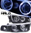 2002 Mitsubishi Galant   Black W/ Halo Led Projector Headlights