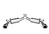 2010 Chevrolet Camaro 6.2l V8  Borla 2.5" Rear Exhaust Section  "atak" - Single Round Rolled Angle-Cut Lined