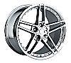 Chevrolet Corvette 1997-2012 19x11 5x4.75 +65 - C6 Z06 Motorsport Wheel -  Chrome With Cap 