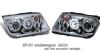 Volkswagen Jetta 1999-2004  Chrome W/ Ccfl Halo Projector Headlights