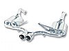 Porsche Boxster  2005-2008 Borla 2.25" Cat-Back Exhaust System (offroad Only) - Dual Round Rolled Angle-Cut