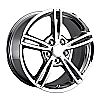 2008 Chevrolet Corvette  17x8.5 5x4.75 +56 2008 Style Wheel - Chrome With Cap 