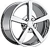 2007 Chevrolet Corvette  18x8.5 5x4.75 +56 2009 Style Wheel - Chrome With Cap 