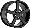 2009 Chevrolet Corvette  19x10 5x4.75 +79 2009 Style Wheel - Gloss Black With Cap 