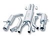 Ford Thunderbird  2002-2002 Borla 2.25" Cat-Back Exhaust System - Single Round Rolled Angle-Cut Lined