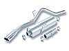 Dodge Ram 1500 4.7l/5.9l V8 2002-2005 Borla 3" Cat-Back Exhaust System - Single Round Rolled Angle-Cut  Long X Single Round Rolled Angle-Cut Intercooled Tips" Dia