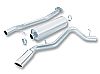 Gmc Sierra 1500 1999-2007 Borla 3" Cat-Back Exhaust System - Single Round Rolled Angle-Cut  Long X Single Round Rolled Angle-Cut Intercooled" Dia