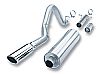 Dodge Durango 4.7l/5.2l/5.9l V8 1998-2003 Borla 3" Cat-Back Exhaust System - Single Round Rolled Angle-Cut  Long X Single Round Rolled Angle-Cut Intercooled Tips" Dia