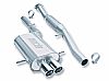 2004 Subaru WRX   Borla 3" Cat-Back Exhaust System "touring" - Dual Round Rolled Angle-Cut