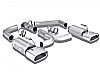 Chevrolet Corvette C4 5.7l V8 1986-1991 Borla 3", 2.5" Cat-Back Exhaust System "s-Type" - Single Rectangle Rolled Angle-Cut