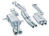 2005 Bmw 3 Series 323/328i & Ci E46  Borla 2" Cat-Back Exhaust System - Dual Round Rolled Angle-Cut