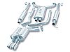 2003 Infiniti G35 Sedan  Borla 2.25" Cat-Back Exhaust System - Dual Round Rolled Angle-Cut