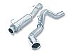 Dodge Ram 2500/3500 5.9l 6cyl Diesel 2004-2007 Borla 4" Cat-Back Exhaust System - Single Round Rolled Angle-Cut Single Square Angle-Cut Phantom Tips" Long X Single Round Rolled Angle-Cut Phantom Tips" Dia