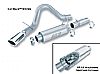 2000 Ford Super Duty Diesel F-250/350  Borla 4" Cat-Back Exhaust System - Single Round Rolled Angle-Cut Single Square Angle-Cut Phantom" Long X Single Round Rolled Angle-Cut Phantom" Dia