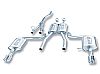 Audi A4 Quattro 1.8t 2002-2003 Borla 2" Cat-Back Exhaust System - Single Round Rolled Angle-Cut Lined