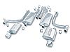 Dodge Magnum Rt 5.7l V8 2005-2008 Borla 2.5", 2.25" Cat-Back Exhaust System - Single Oval Rolled Angle-Cut Tips