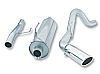 2008 Ford F150   Borla 2.5"/3", 2.25" Cat-Back Exhaust System - Single Round Rolled Angle-Cut  Long X Single Round Rolled Angle-Cut Intercooled" Dia