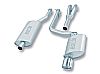 Dodge Charger Sxt/Se 3.5l V6 2005-2010 Borla 2.5" Cat-Back Exhaust System - Single Oval Rolled Angle-Cut Tips