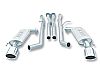 Pontiac Gto 6.0l V8 2005-2006 Borla 2.5" Cat-Back Exhaust System - Single Round Rolled Angle-Cut Lined