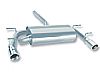 2006 Mazda Miata   Borla 2.5", 2.25" Cat-Back Exhaust System - Single Round Rolled Angle-Cut Lined