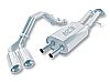 2003 Gmc Denali   Borla 2.5", 2" Cat-Back Exhaust System - Dual Oval Rolled Angle-Cut