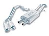 2006 Cadillac Escalade 6.0l  Borla 2.5", 2" Cat-Back Exhaust System - Dual Oval Rolled Angle-Cut