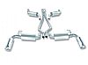 Land Rover Range Rover Supercharged 2006-2009 Borla 2.25" Cat-Back Exhaust System - Single Oval Rolled Angle-Cut Lined Resonated