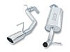 Jeep Commander 4.7l/5.7l V8 2006-2010 Borla 3", 2.5" Cat-Back Exhaust System - Single Round Rolled Angle-Cut  Long X Single Round Rolled Angle-Cut Intercooled Tips" Dia