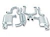 Lexus IS350  2006-2008 Borla 2.25" Cat-Back Exhaust System (offroad Only) - Single Oval Rolled Angle-Cut