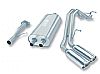 2007 Chevrolet Tahoe   Borla 2.75", 2" Cat-Back Exhaust System - Dual Oval Rolled Angle-Cut