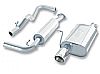 2010 Chevrolet Hhr   Borla 2.25" Cat-Back Exhaust System - Single Round Rolled Angle-Cut Lined