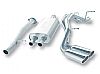 2007 Gmc Denali Xl  Borla 3", 2.25" Cat-Back Exhaust System - Dual Round Rolled Angle-Cut