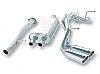Cadillac Escalade Esv/Ext 6.2l 2007-2009 Borla 3", 2.25" Cat-Back Exhaust System - Dual Round Rolled Angle-Cut