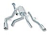 Gmc Sierra 1500 2007-2008 Borla 2.75", 2.25" Cat-Back Exhaust System - Single Round Rolled Angle-Cut  Long X Single Round Rolled Angle-Cut Intercooled" Dia