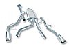 2008 Chevrolet Silverado 1500  Borla 2.75", 2.25" Cat-Back Exhaust System - Single Round Rolled Angle-Cut  Long X Single Round Rolled Angle-Cut Intercooled" Dia
