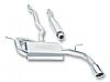 Dodge Caliber R/T 2.4l 4cyl 2007-2009 Borla 2.25" Cat-Back Exhaust System - Single Round Rolled Angle-Cut Intercooled Tips