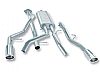Gmc Sierra 1500 2007-2008 Borla 2.75", 2.25" Cat-Back Exhaust System - Single Round Rolled Angle-Cut  Long X Single Round Rolled Angle-Cut Intercooled" Dia