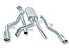 Chevrolet Silverado 1500 2007-2008 Borla 2.75", 2.25" Cat-Back Exhaust System - Single Round Rolled Angle-Cut  Long X Single Round Rolled Angle-Cut Intercooled" Dia