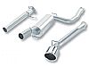 Mazda Mazda 3 2.3l Turbo 2007-2008 Borla 2.75 Cat-Back Exhaust System - Single Round Rolled Angle-Cut