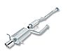 Subaru Impreza  2007-2007 Borla 2.25" Cat-Back Exhaust System - Single Round Rolled Angle-Cut