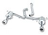 2009 Subaru WRX Sedan  Borla 3", 2" Cat-Back Exhaust System - Single Round Rolled Angle-Cut