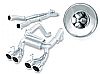 Chevrolet Corvette Zo6/Zr1 7.0l/6.2l V8 2007-2012 Borla 3", 2" Multicore Cat-Back Exhaust System - Dual Round Rolled Angle-Cut Intercooled